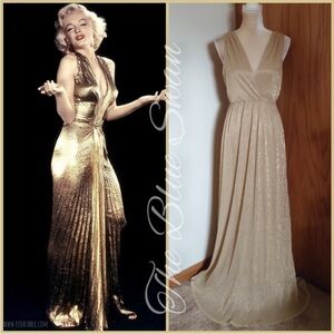 Alythea Gold Maxi Dress